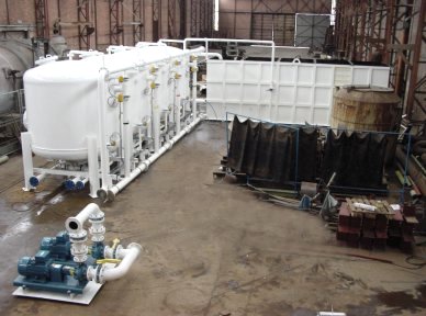 Filters and buffer tank